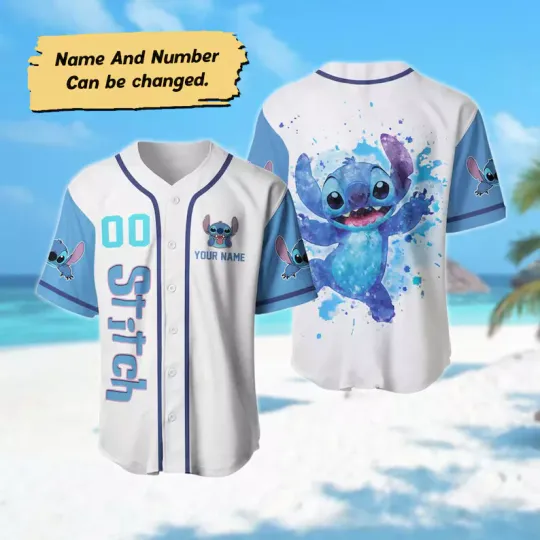 Discover Personalized Stitchh 3D Baseball Jersey Shirt MOTHR DAY GIFT ALL OVER PRINT