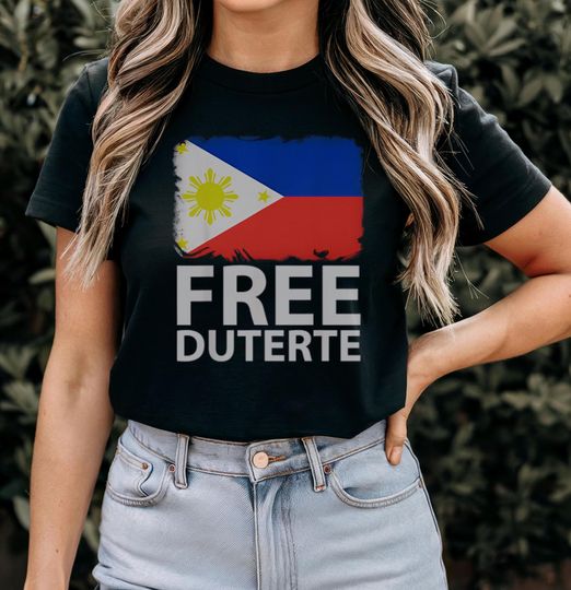 Discover Free Duterte Supporter President Rodrigo Digong philippines T-Shirt