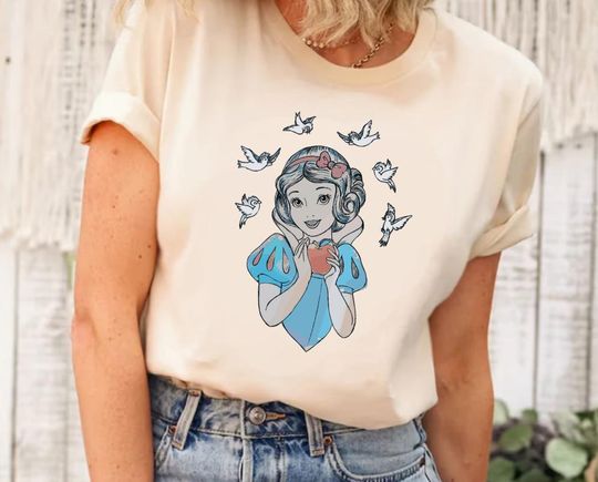 Discover Disneyyy Princess Snoww Whitee Shirt, Disneyyy Princess Characters Shirt