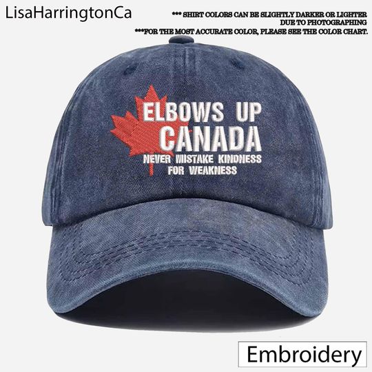 Discover Elbows Up Embroidered Hat, Elbows Up Hat | Embroidered Canada Hat