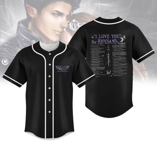 Discover Acotar Rhysand Baseball Jersey, Rhysand The Bat Boys Baseball Jersey