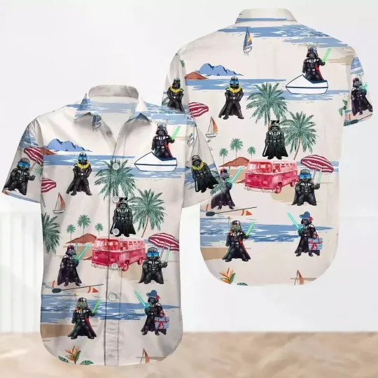 Discover Starr Warss Hawaiian Button Down Shirt