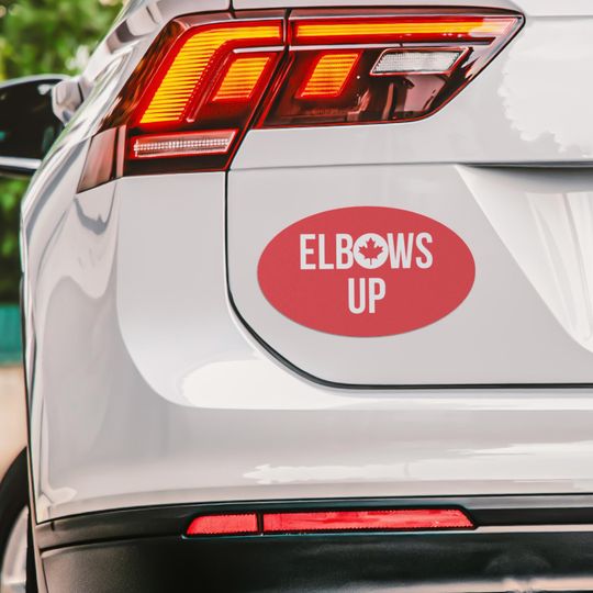 Discover Elbows Up Canada Car Magnet Bumper Never Mistake Kindness for Weakness Magnet
