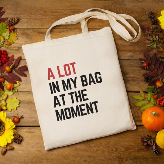Discover Stylish Music Lover's Tote, A Lot In My Bag at the Moment Tote bag