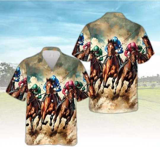 Discover Kentucky Derby Hawaiian Shirt, Derby Day Horse Racing Lover Shirt,Derby Day 2025
