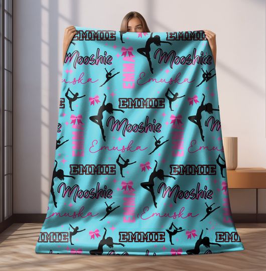 Discover Dance Blanket Personalized Dance Gift for Girls Custom Gift for Dancer Gift for Dance Teacher