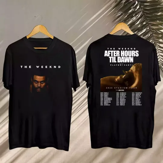 Discover 2025 Weeknds After Hours Til Dawn Tour Shirt, Weeknds Concert 2025