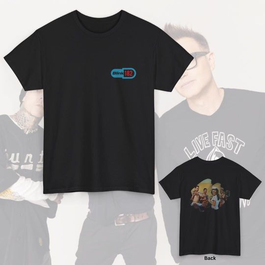 Discover B182 Band Shirt, Unisex Heavy Cotton Tee, Pop Punk Merch