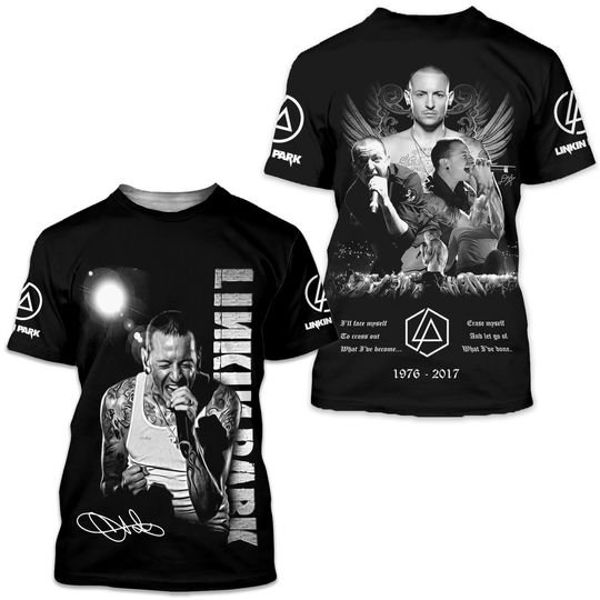 Discover Linkin Park Signatures 3D T-Shirt, Size Xs-6Xl, Gift For Fans
