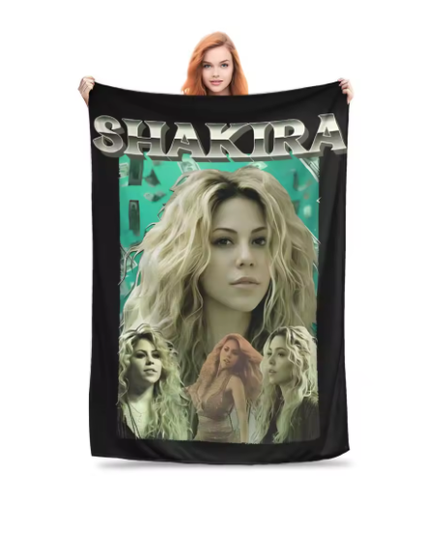 Discover Shakira Tour 2025 Throw Blankets, Home Decor Gifts