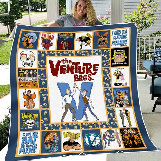 Discover The Venture Bros Quilt, The Venture Bros Cartoon TV Series Quilt Blanket