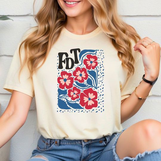 Discover Subtle Anti-Trump Shirt, FDT Anti-MAGA Tee, Liberal Democrat Shirt