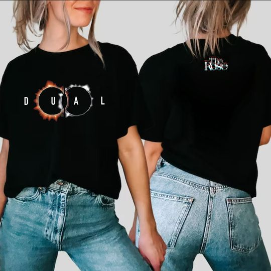 Discover The Rose Dual Album T-shirt, Dawn To Dusk Tour 2023 Shirt, The Rose Kpop Shirt