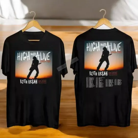 Discover Keith Urban High And Alive Tour 2025 Concert Shirt, Gift For Fans