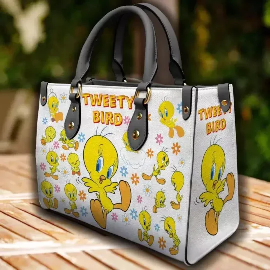 Discover Tweety Bird Leather Handbag, Tweety Bird Leather Bag