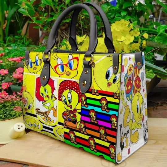 Discover Tweety Bird Leather Handbag, Tweety Bird Leather Bag
