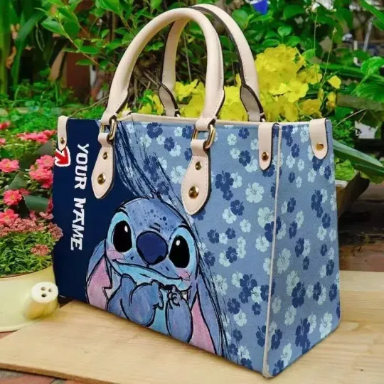 Discover Disneyyy Stitchh Leather Handbag, Disneyyy Leather Handbag