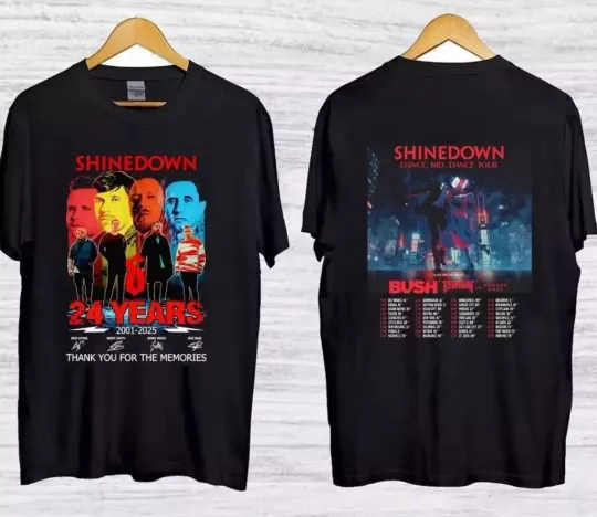 Discover Shine down Dance Kid Dance Tour 2025 T-Shirt
