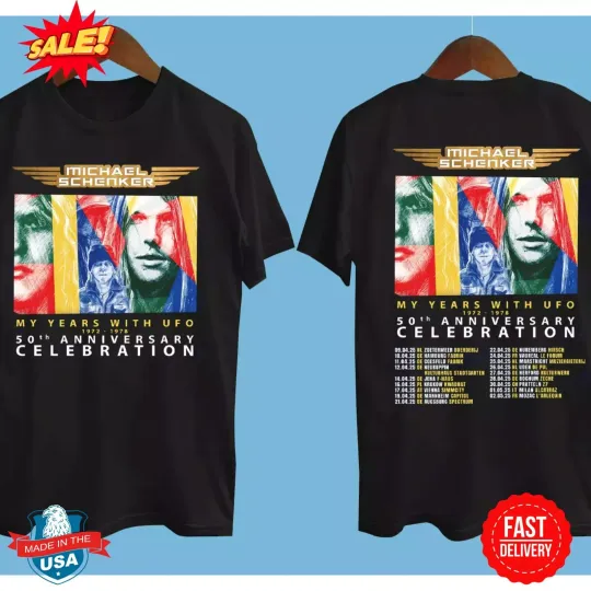 Discover Michael Schenker My Years with UFO 2025 T Shirt