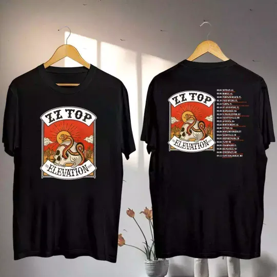 Discover 2025 ZZ Top The Elevation Tour Shirt