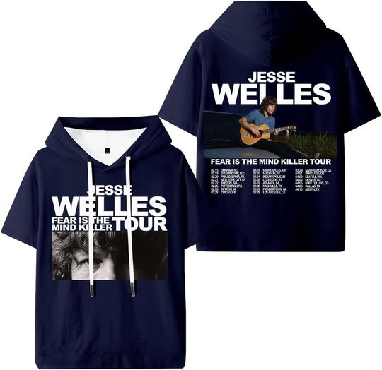 Discover Jesse Welles Fear is The Mind Killer Tour 2025 Hooded