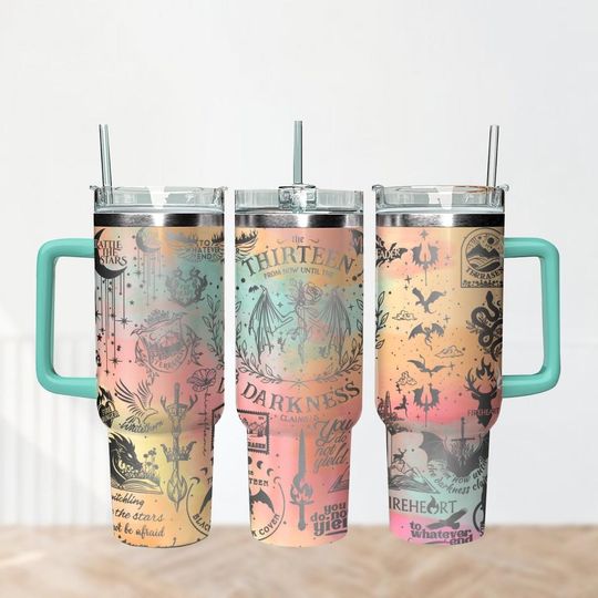 Discover Throne Of Glass The Thirteen 40oz Tumbler, Fantasy Book Lover Tumbler, Laser Engraved Tumbler
