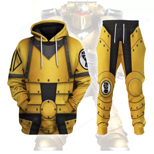 Discover Pre-Heresy Imperial Fists In Mark II Crusade - Costume Cosplay Hoodie Jogger