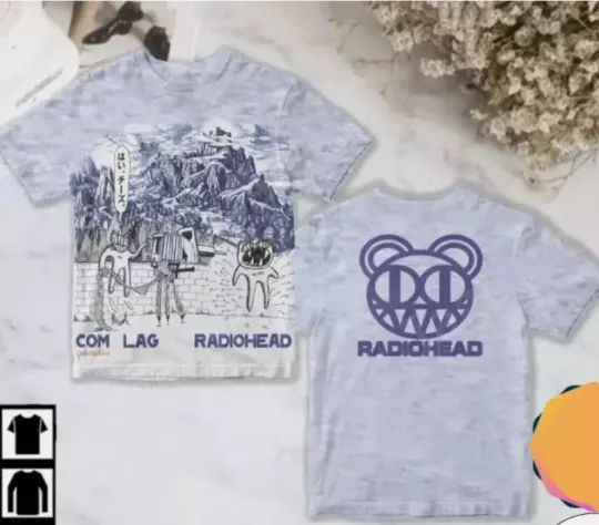 Discover Radiohead Com Lag Album Cover AOP 3D T-shirt