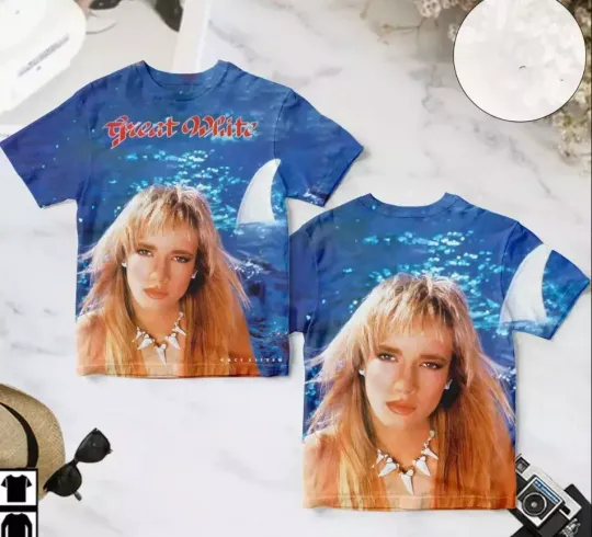 Discover Great White Once Bitten Album Cover AOP 3D T-shirt
