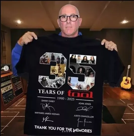 Discover Tool Band 2025 Tour Shirt 35 years 1990-2025 Thank for The Memories Shirt