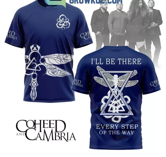 Discover Coheed And Cambria I’ll Be There Every Step Of The Way 3D T-Shirt
