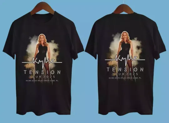 Discover Kylie Minogue Tension Tour 2025 T-Shirt