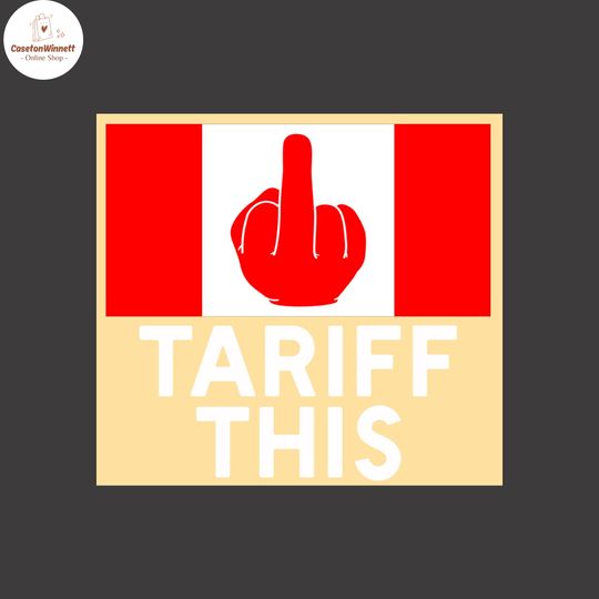Discover Tariff this Pro Canada Anti Trump Sticker, Pro Canada Bumper Sticker
