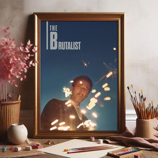 Discover The Brutalist Movie Poster Print- The Brutalist 2025 Pop Film Poster