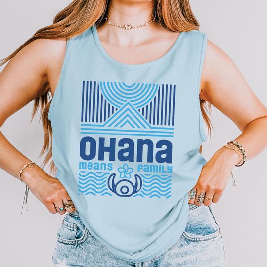 Discover Ohana Means Family Tank Top, Disneyyy Stitchh Tank Top, Disneyyy Castle Tank Top