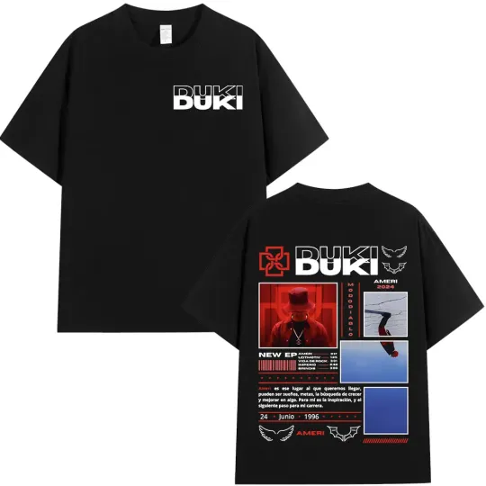 Discover Rapper Duki Ameri Tour Graphic T-shirt Men's and women's hip Hop