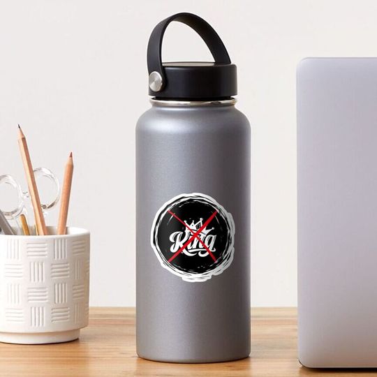 Discover No Kings Italic Sticker
