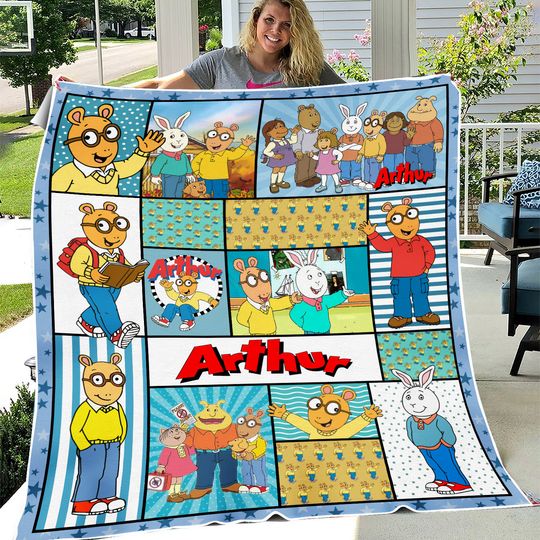 Discover Arthur Blanket, Arthur TV series Fleece, Sherpa Blanket Soft and Cozy