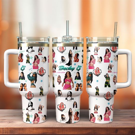 Discover Becky G Music Cup 40 oz Tumbler With Handle