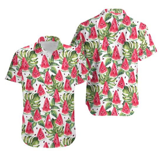 Discover Summer Watermelon Hawaiian Shirt