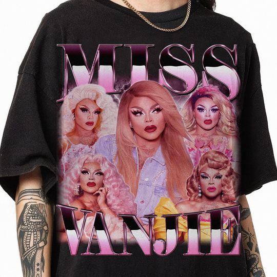 Discover Miss Vanjie Homage Shirt, Best Drag Queen Vintage Shirt