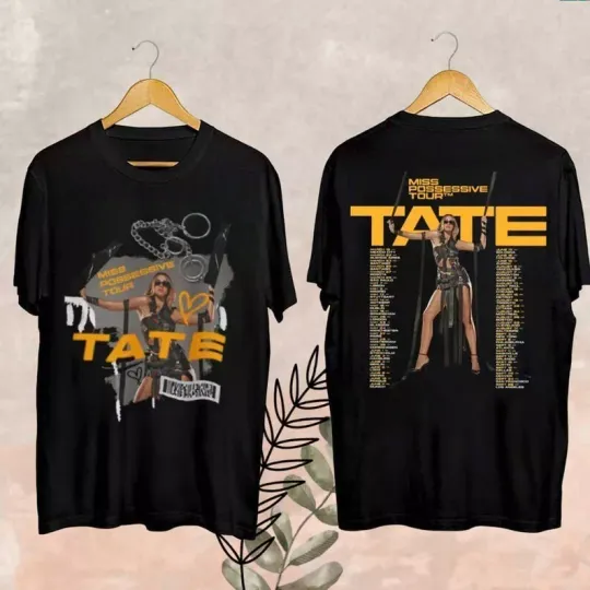 Discover 2025 Tate McRae Tour Fan Shirt, Tate McRae Miss Possessive World Tour 2025 Shirt