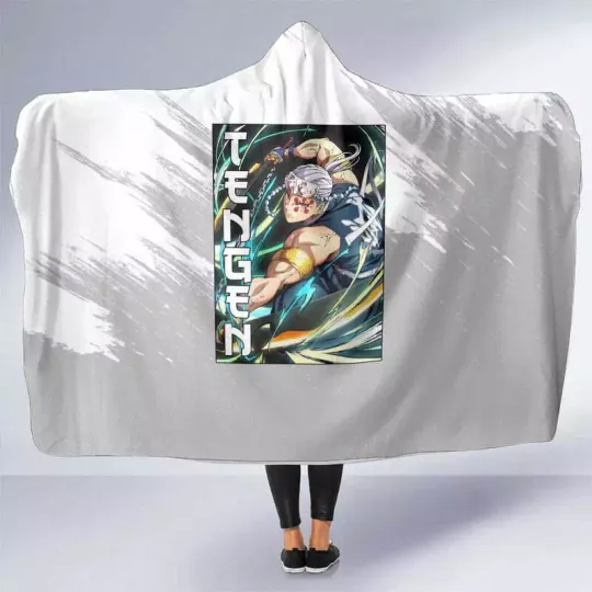 Discover Tengen Uzui - demon Hooded Blanket Anime