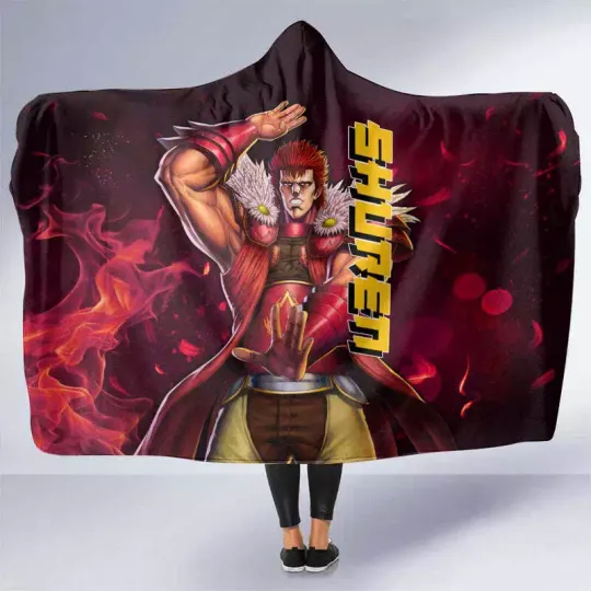 Discover Shuren - Fist Of The North Star Hooded Blanket Anime