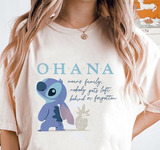 Discover Disneyyy Ohana Never Left Or Forgotten Shirt, Classic Stitchh Shirt