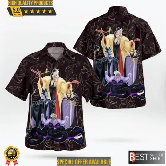 Discover Disneyyy Villains Disneyyy Cruise Disneyyy Hawaii Shirt