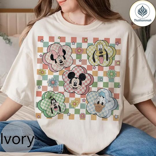 Discover Retro Spring Mouse Friends Shirt, Vintage Disneyyy Shirt, Mickeyy mouse Shirt