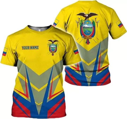 Discover Personalized Ecuador Shirt, Ecuadorian Tshirt, Ecuadorian Clothing