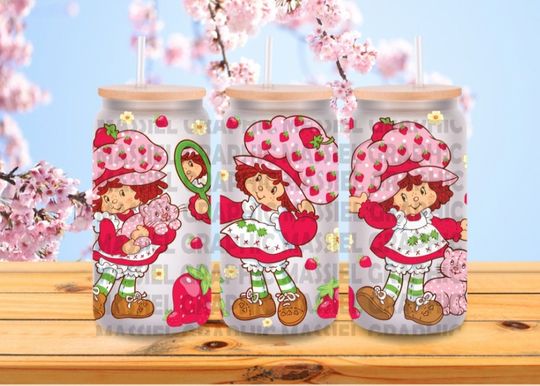 Discover Strawberry Shortcake Frosted Tumbler, Gifts for Fan