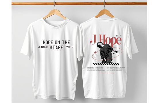 Discover J Hope on the Stage - Font in Glitter- Tour merch Shirt